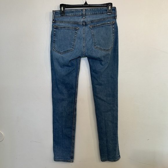 Rag & Bone Dre Low Rise Slim Boyfriend Women’s Jeans Distressed Med Wash Sz 25 - Picture 2 of 8